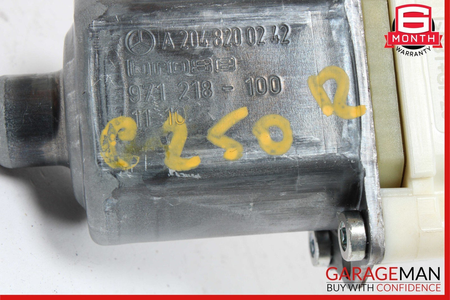 08-16 Mercedes X204 C250 C300 Front Right Side Door Window Regulator Motor Unit