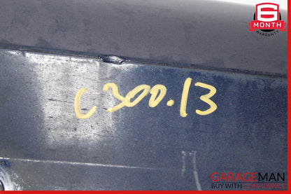 08-14 Mercedes W204 C250 AMG Sport Left Side Skirt Rocker Moulding Panel Blue