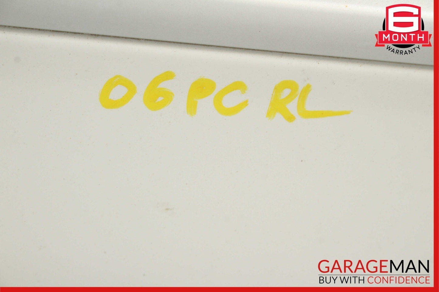 03-06 Porsche Cayenne 955 Rear Left Driver Side Exterior Door Shell Panel White