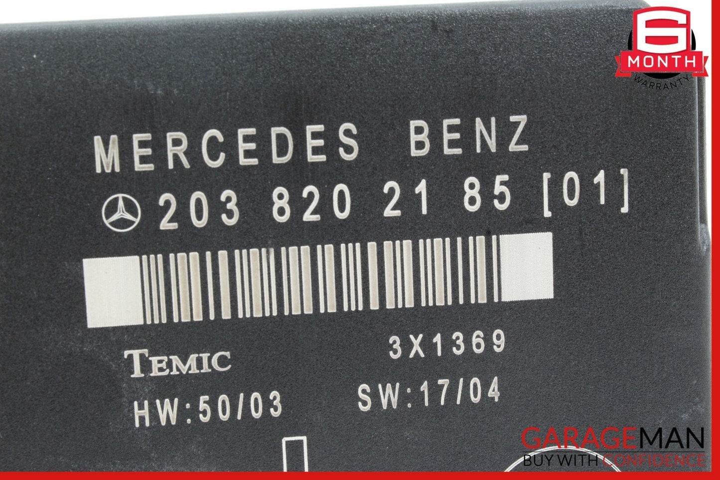 01-07 Mercedes W203 C230 C320 Rear Left Side Door Computer Control Module OEM