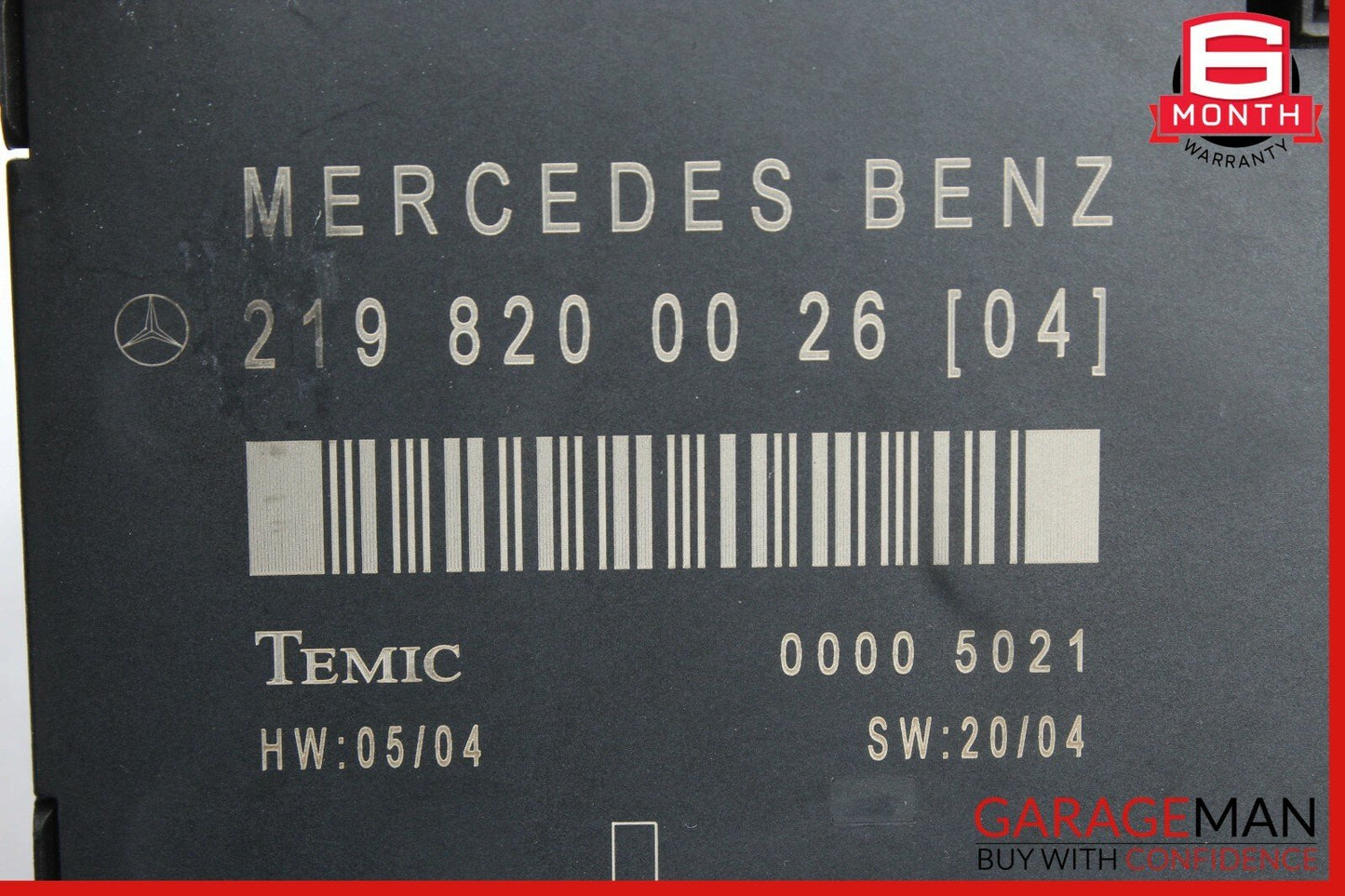 06-11 Mercedes W219 CLS500 Front Left Driver Side Door Computer Control Module