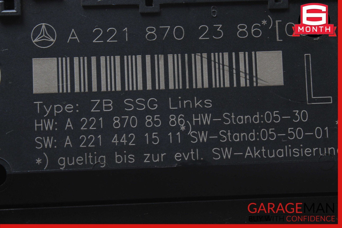 07-13 Mercedes W221 S550 S63 Front Left Driver Side Under Seat Control Unit OEM