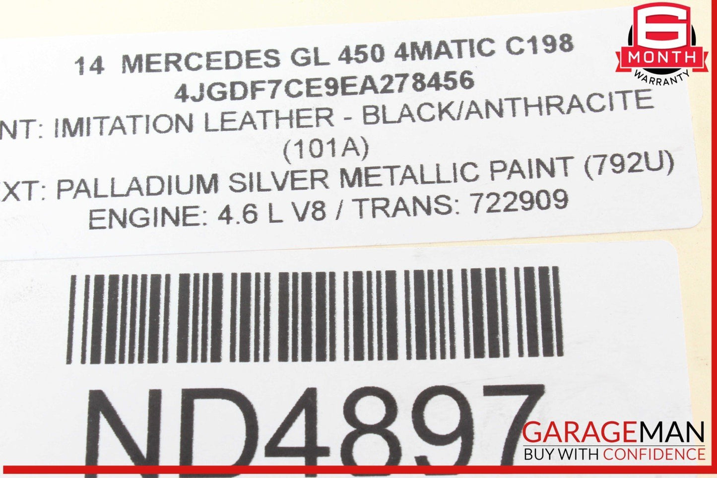 11-20 Mercedes X166 GL450 E550 Engine Oil Filter Housing 2781800410 OEM