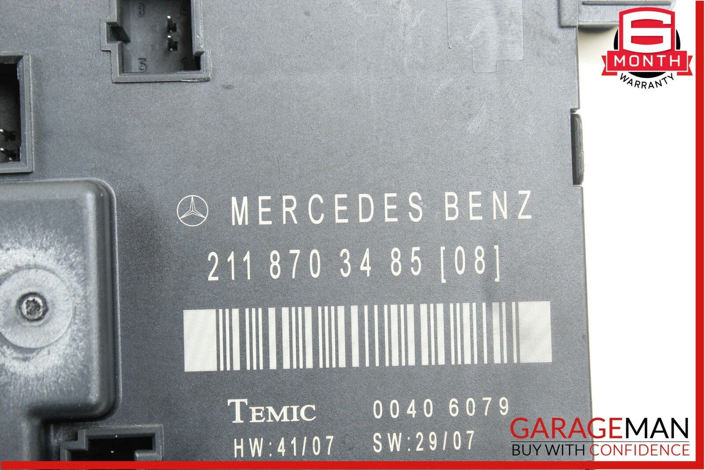 07-09 Mercedes W211 E350 E550 Rear Right Passenger Side Door Control Module OEM
