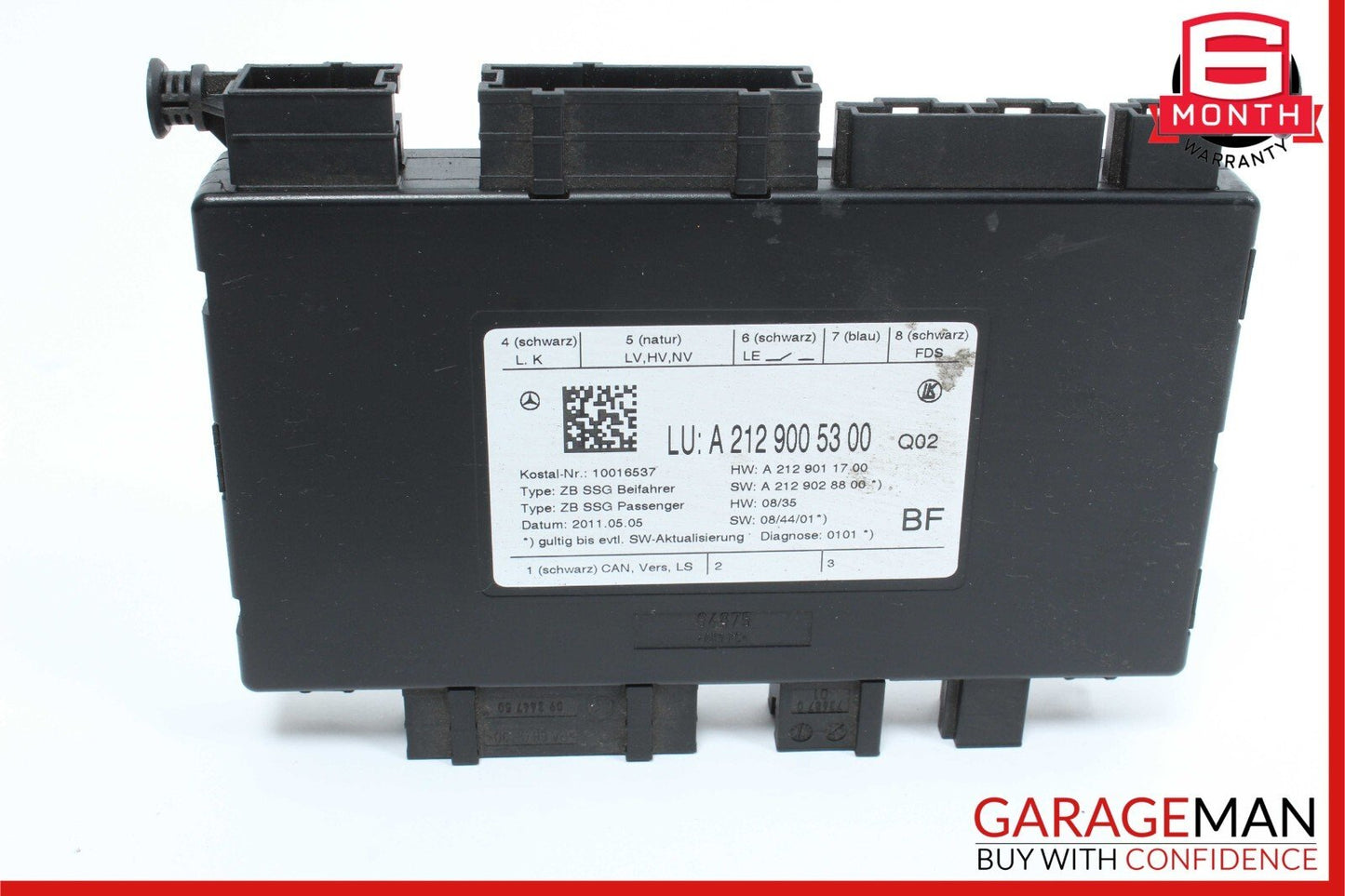 08-18 Mercedes W212 E350 SLK250 Seat Control Module Front Left Driver Side OEM