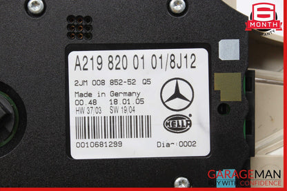 06-11 Mercedes W219 CLS500 Front Upper Overhead Dome Light Sunroof Switch Brown