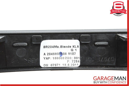 12-14 Mercedes W204 C300 C350 AC A/C Climate Control Switch Trim Bezel Black