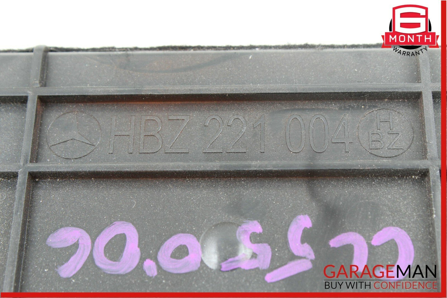 07-10 Mercedes W216 CL550 Front Left Under Seat Storage Tray Compartment Black