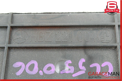 07-10 Mercedes W216 CL550 Front Left Under Seat Storage Tray Compartment Black