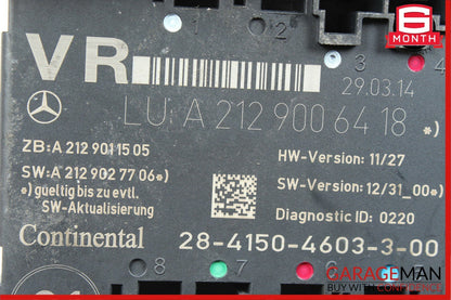 08-14 Mercedes W204 C250 C350 Front Right Door Control Module 2129006418 OEM