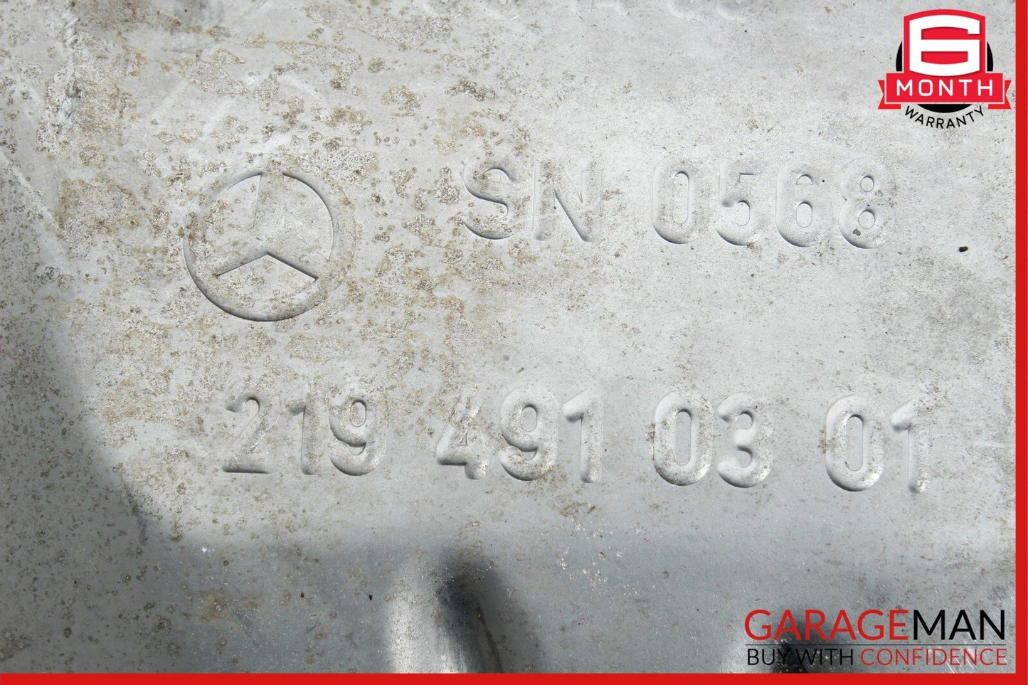06-08 Mercedes W219 CLS500 CLS550 AMG Exhaust Muffler Right Passenger Side OEM