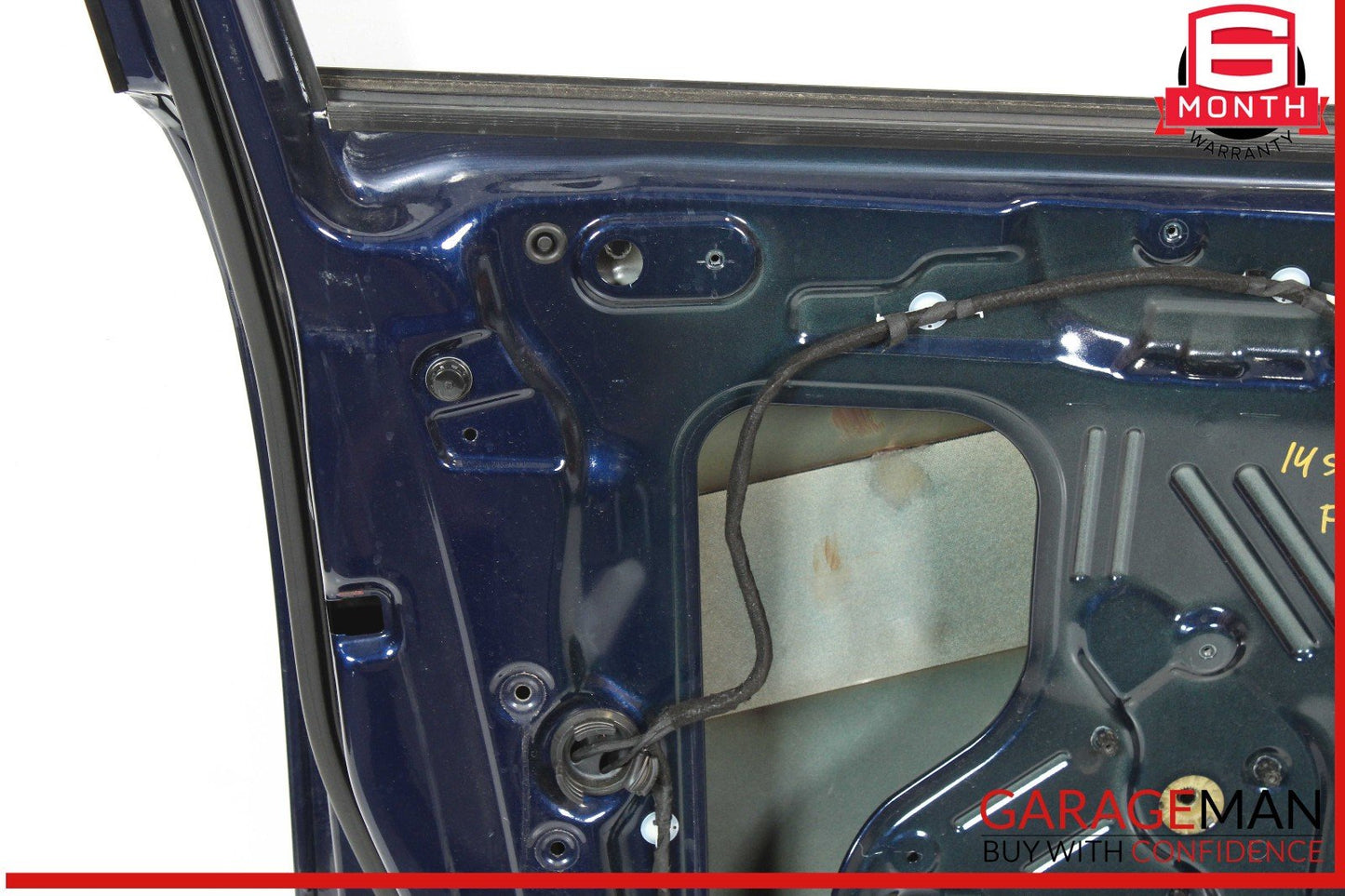 14-17 Audi SQ5 Front Lett Driver Side Exterior Door Shell Frame Panel OEM
