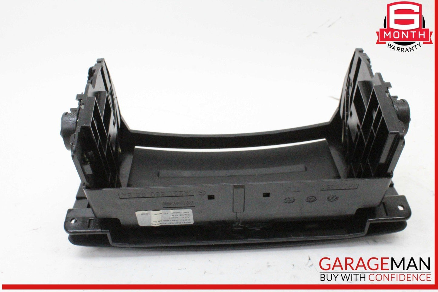 07-13 Mercedes W221 S550 Center Console CD Player Cover Trim Panel Black OEM
