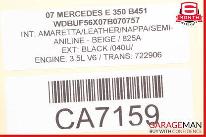 03-09 Mercedes W211 E350 E320 Rear Left and Right Shock Absorber Strut Set OEM