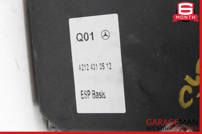 10-16 Mercedes W212 E350 ABS Brake Hydraulic Pump Control Module Unit 2124313512
