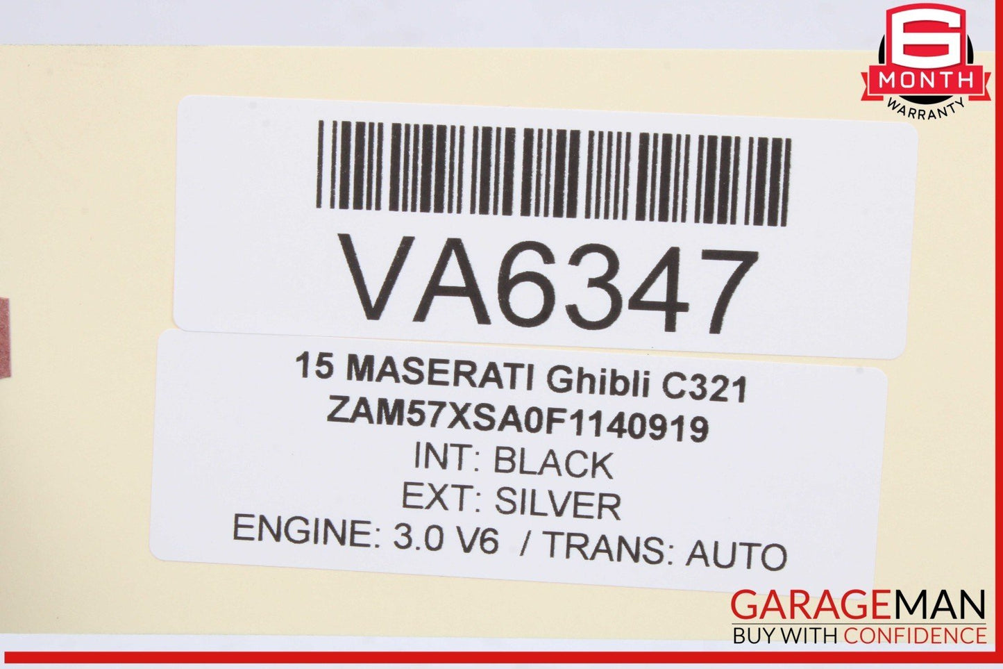 14-17 Maserati Ghibli Sunroof Panoramic Roof Window Regulator Motor Unit OEM