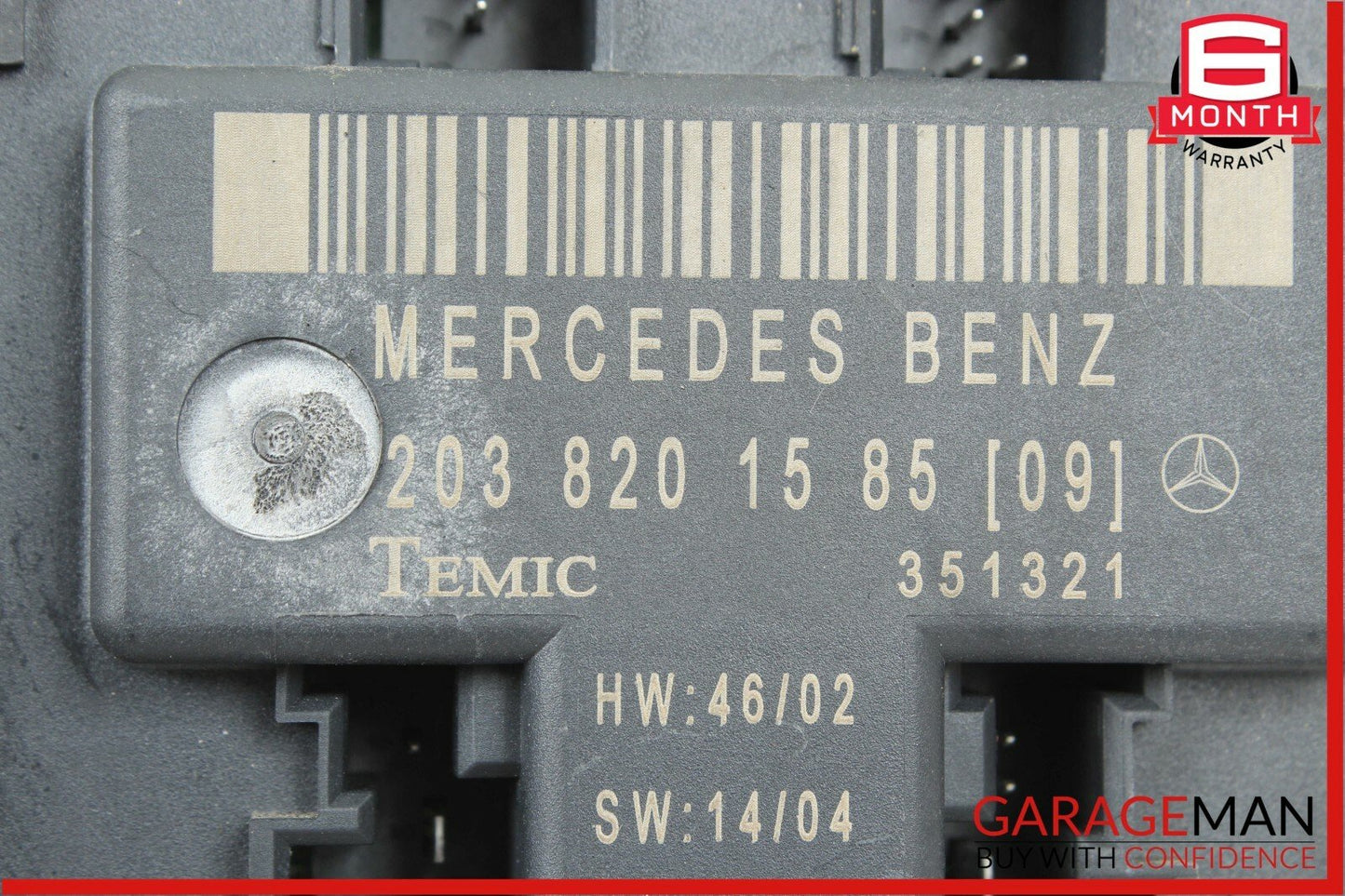 01-07 Mercedes W203 C230 C55 AMG Front Left Side Door Computer Control Module
