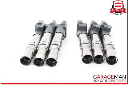 09-16 Audi S4 Engine Ignition Coil Coils Set of 6 022905715B OEM