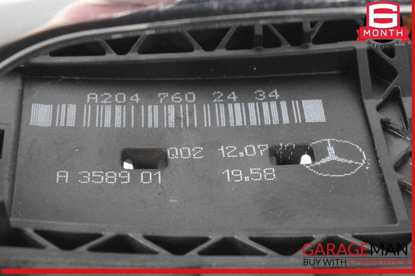 12-16 Mercedes X166 GL450 Right Passenger Side Exterior Door Handle Gray OEM
