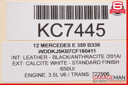 08-18 Mercedes W212 E350 C300 E400 Front Right Side Door Control Module OEM