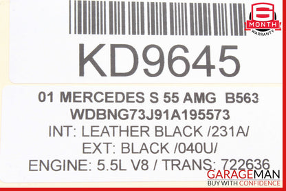 00-06 Mercedes W220 S55 Rear Left Driver Side Window Regulator Motor OEM