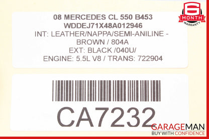07-14 Mercedes W216 CL550 CL63 AMG Headlight Support Bracket Right Side OEM