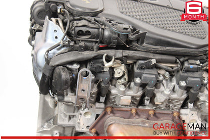 12-16 Mercedes W204 C350 3.5L V6 RWD Engine Motor Block Assembly OEM