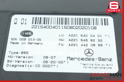 07-14 Mercedes W221 S550 CL550 Electric Power Supply Control Fuse Box Module OEM