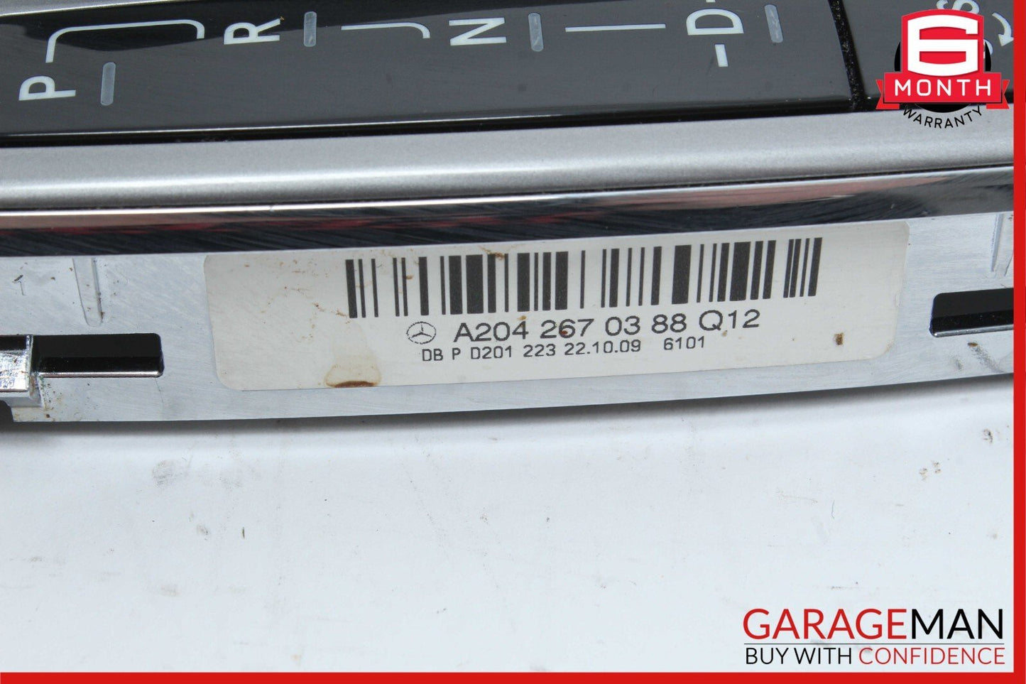 10-12 Mercedes X204 GLK350 Shift Shifter Knob Boot Cover Bezel Trim OEM