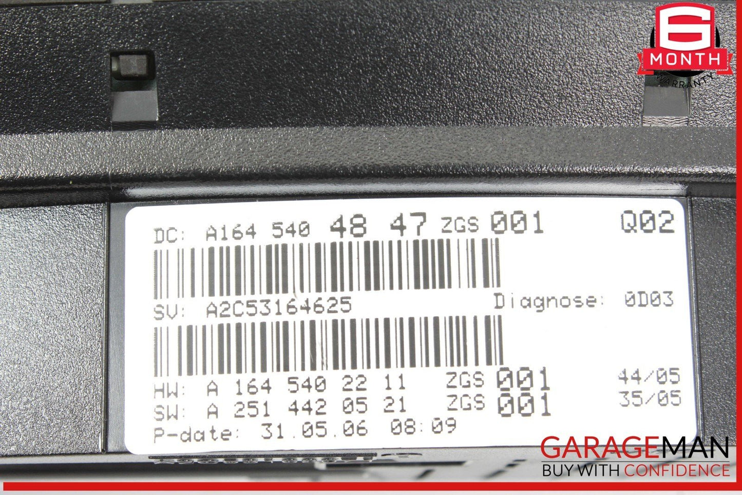 06-08 Mercedes W164 ML350 GL450 Speedometer Odometer Instrument Cluster OEM