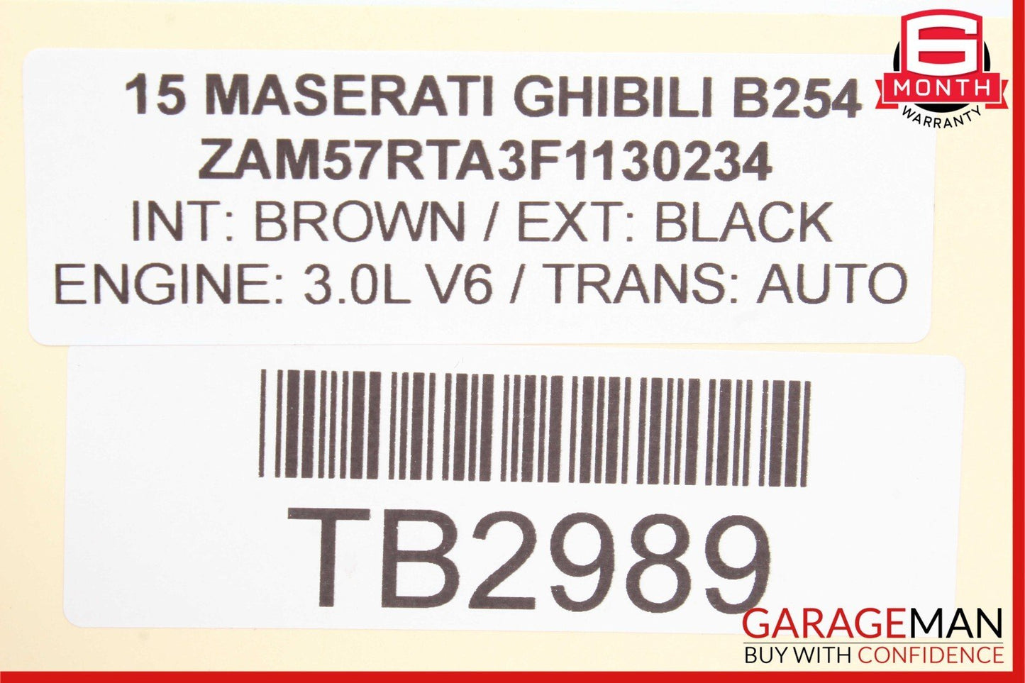 14-17 Maserati Ghibli Rear Right Side Door Lock Latch Actuator Mechanism OEM