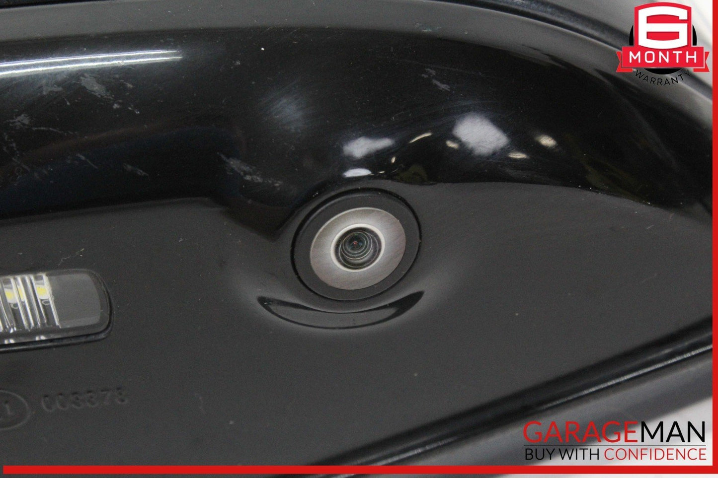 14-16 Mercedes W212 E350 Front Left Side Door Rear View Mirror w/ Blind Spot