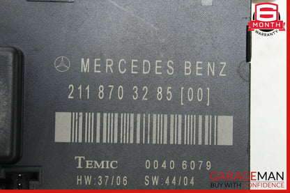 06-11 Mercedes W211 E350 Rear Right Door Control Module 2118703285 OEM