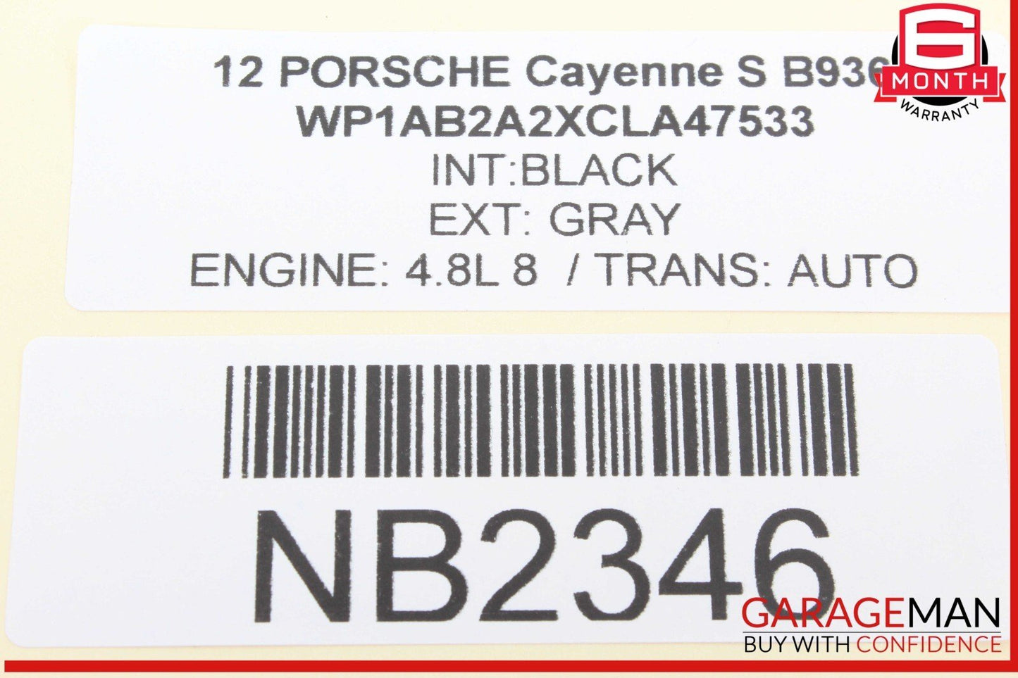 11-18 Porsche Cayenne S 958 Rear or Front Right Exterior Door Handle Keyless Go