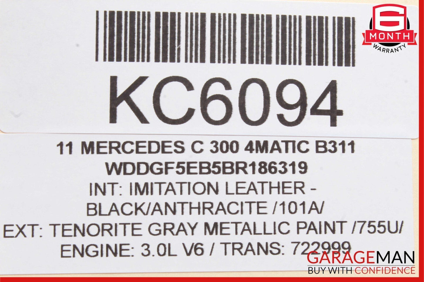 08-14 Mercedes W204 C300 4MATIC Rear Right Side Door Control Module Unit OEM