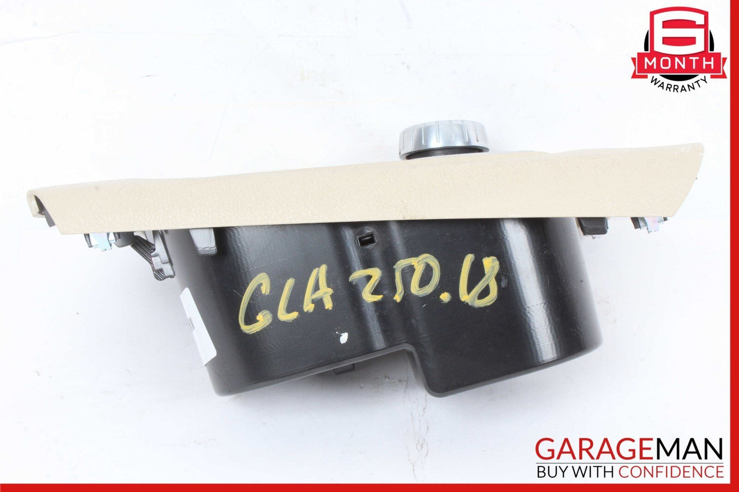 14-18 Mercedes X156 GLA250 Center Console Cup Holder Trim Panel w/ Control Unit