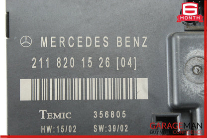 03-06 Mercedes W211 E500 E55 AMG Rear Left Driver Side Door Controller Module