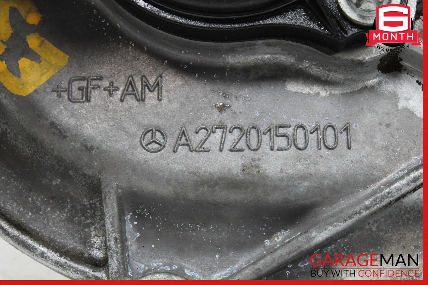 06-13 Mercedes W211 E350 S550 Front Right Engine Timing Chain Cover Plate OEM
