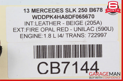 12-16 Mercedes R172 SLK250 E350 Front Right Side Lower Wishbone Control Arm OEM