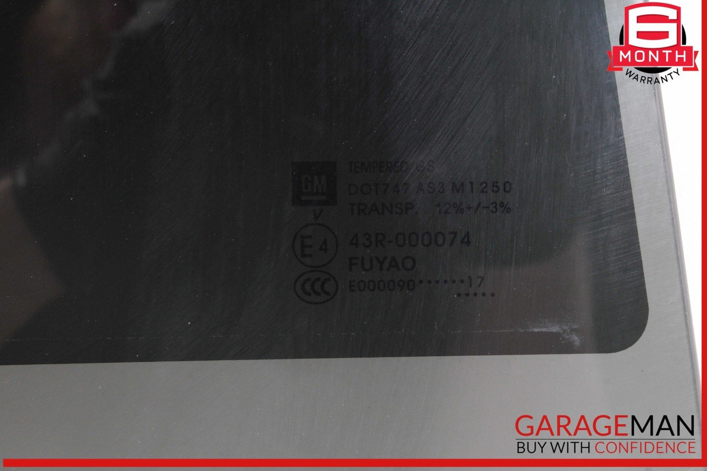 17-23 Cadillac XT5 Rear Right Passenger Side Door Window Glass OEM