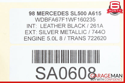 90-02 Mercedes R129 SL500 Front Left Driver Side Spindle Knuckle Hub Bearing OEM