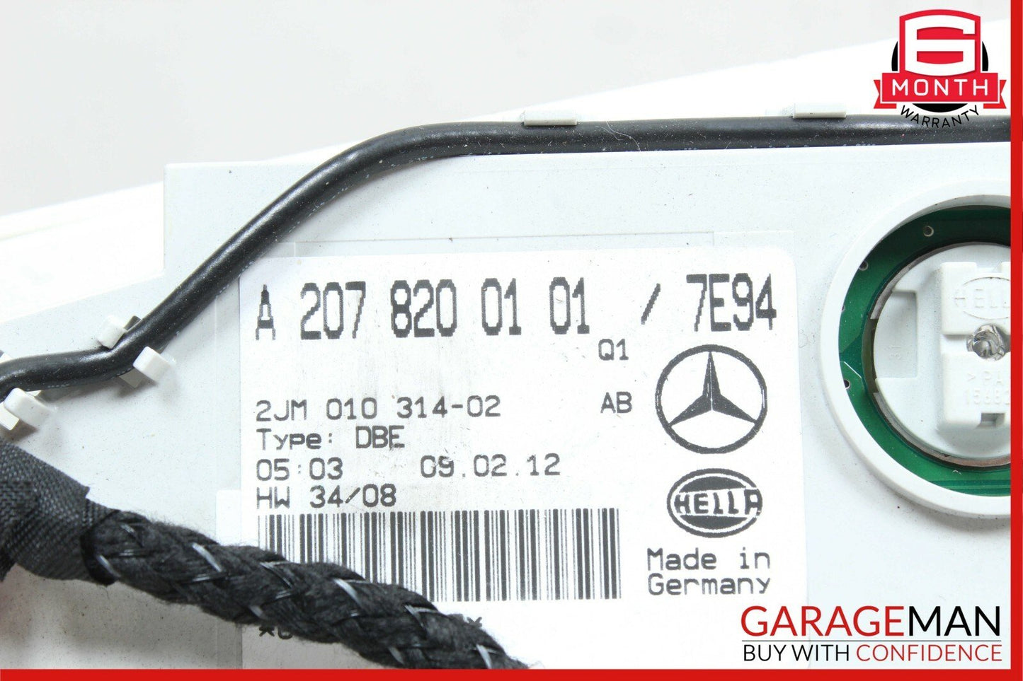 11-13 Mercedes W207 E350 E550 Overhead Reading Map Dome Light Lamp OEM