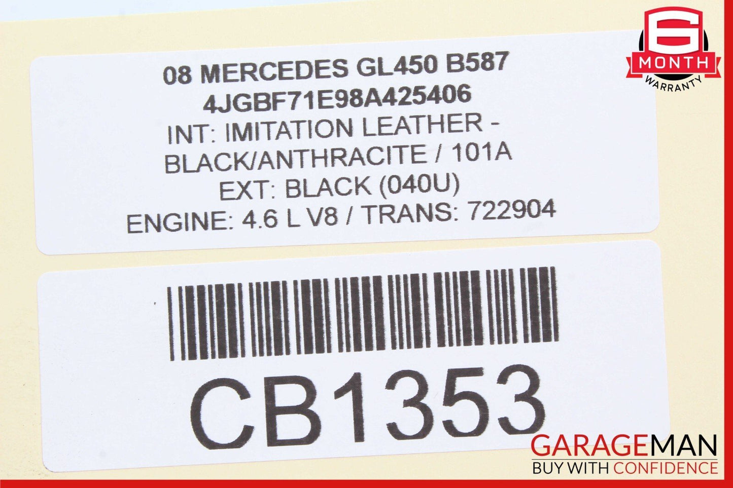 07-12 Mercedes X164 GL450 GL550 Rear Right / Left Upper Trailing Control Arm OEM