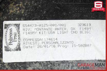 15-18 Ferrari California T Front Right Passenger Side Interior A Pillar Trim OEM