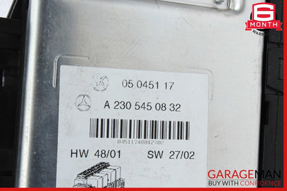 03-12 Mercedes R230 SL55 AMG SLR Front Left SAM Fuse Box Control Module OEM