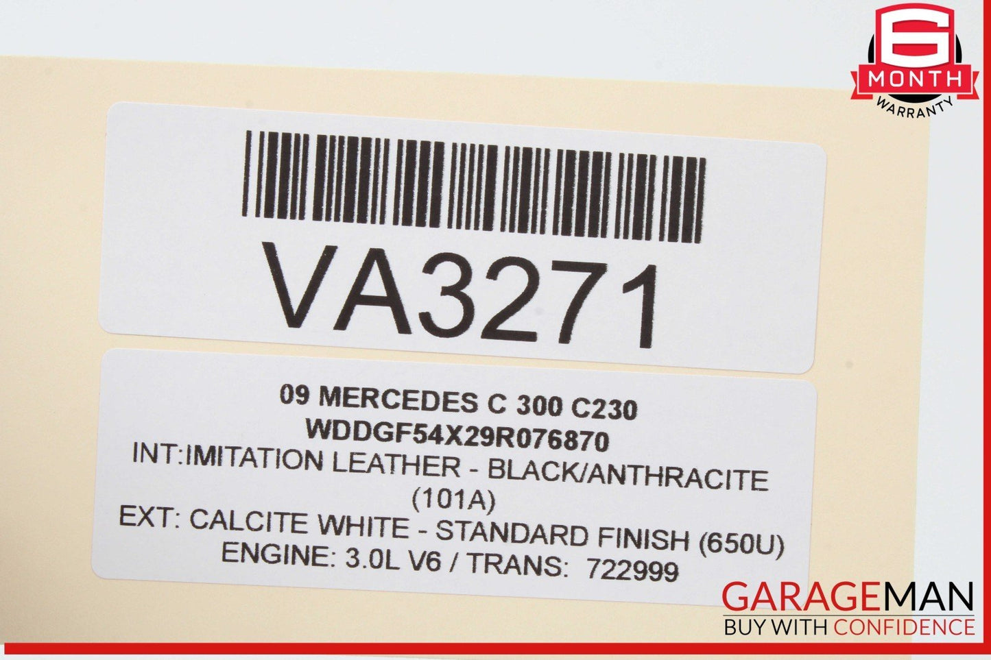 08-14 Mercedes W204 C300 C350 Front Left Door Window Regulator Motor OEM