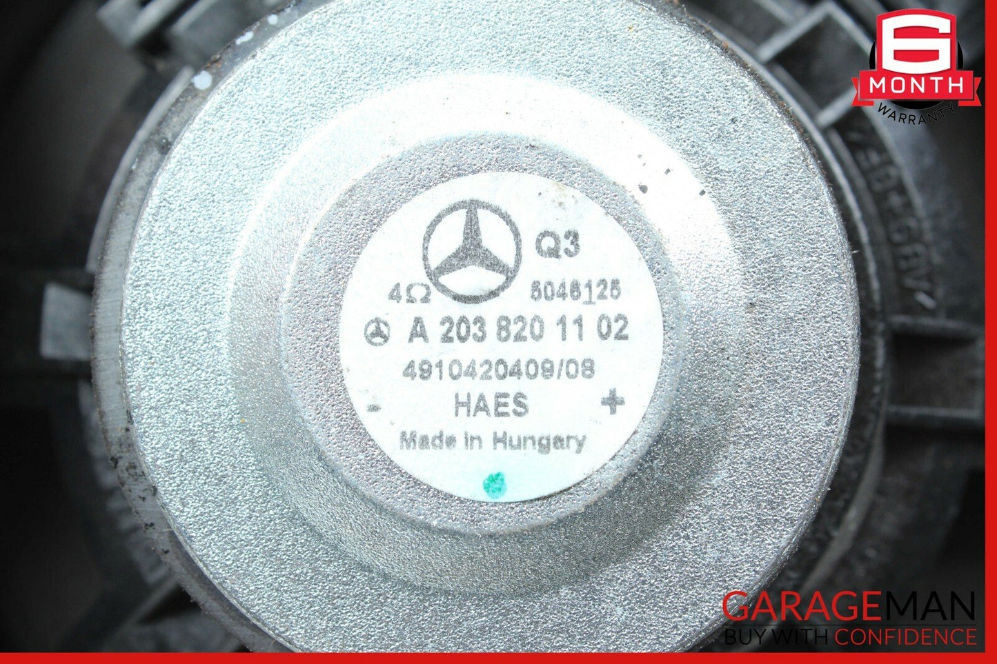 01-07 Mercedes W203 C230 Front Right & Left Side Door Sound Audio Speakers Set