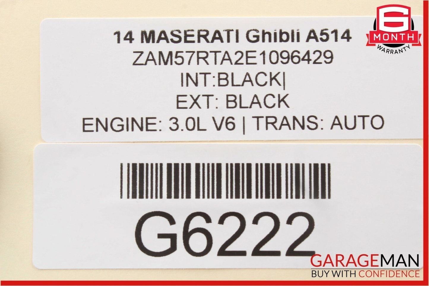 14-17 Maserati Ghibli Positive Battery Cable Wiring Harness Wires Assembly OEM