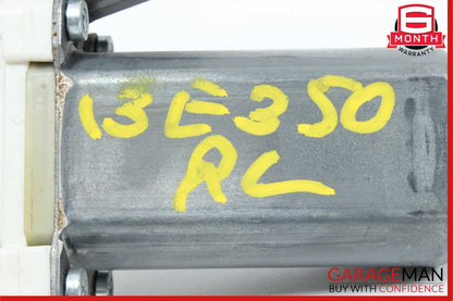 10-16 Mercedes W212 E350 Rear Left Side Door Window Regulator Motor OEM