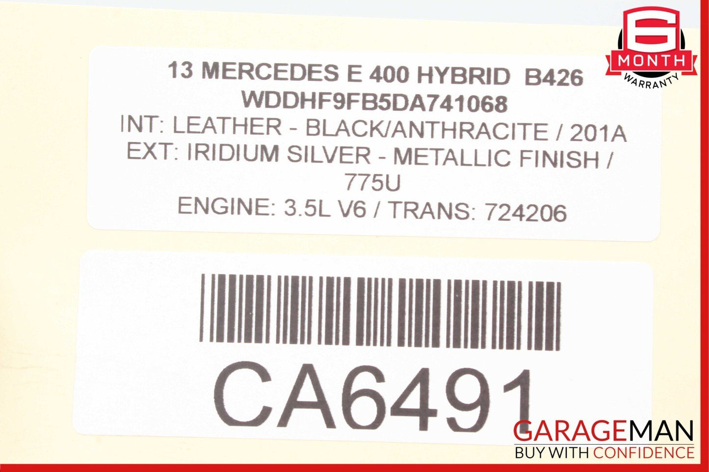 10-16 Mercedes W212 E350 E400 E550 Front Right Side Top Upper Control Arm OEM